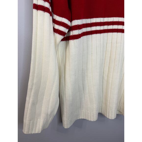 Vintage 2000's Y2K SouthPole High Neck Knit Sweater Relax Men's L Streetwear - Picture 8 of 12